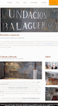 Mobile Screenshot of fundacionbalaguer.com